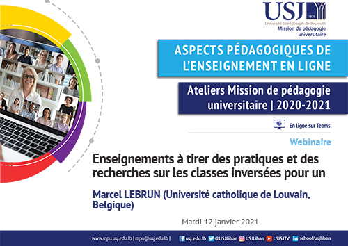 Enseignements à tirer des pratiques et des recherches sur les classes inversées pour un Learning de qualité - Marcel LEBRUN