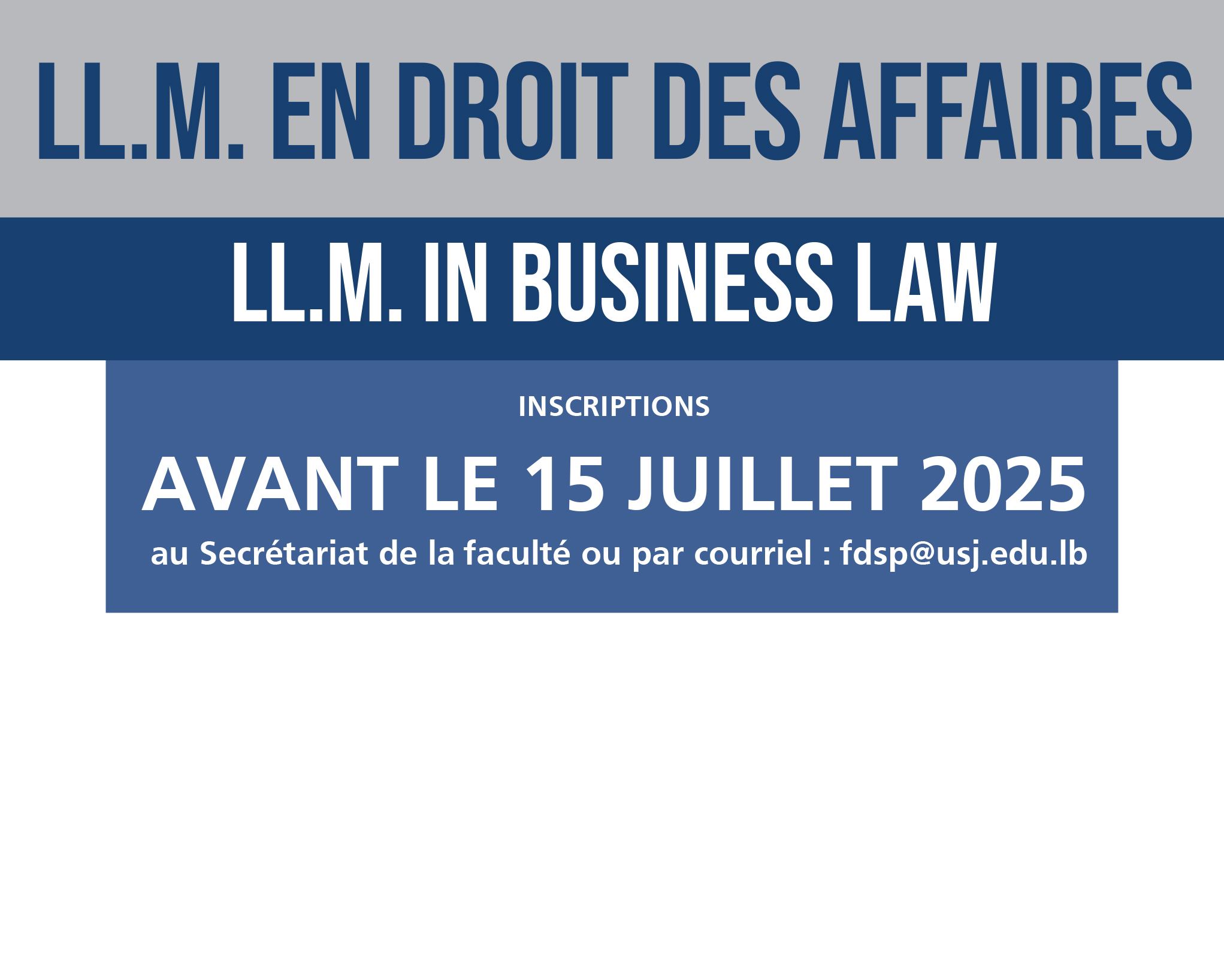 LL.M. en droit des affaires