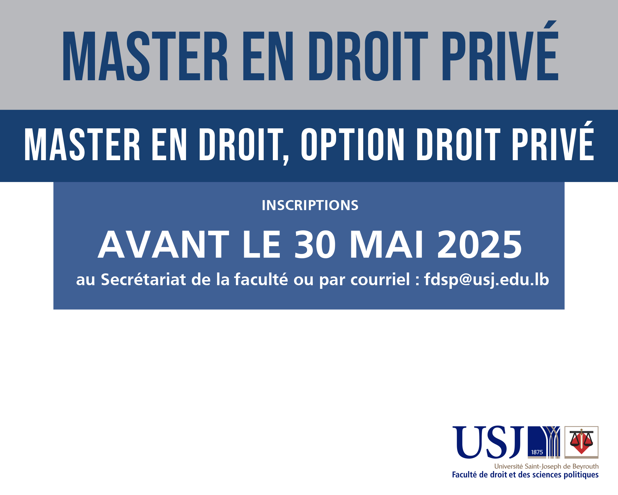 Master en droit privé