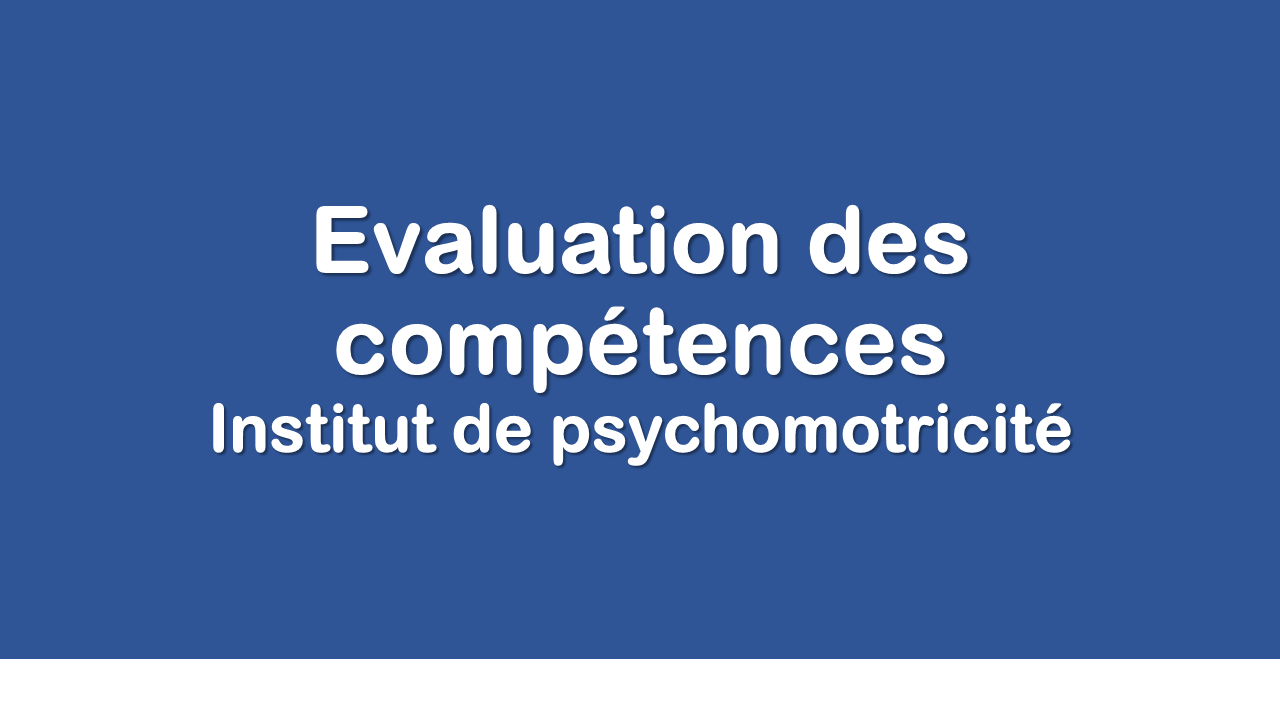 Evaluation des compétences 