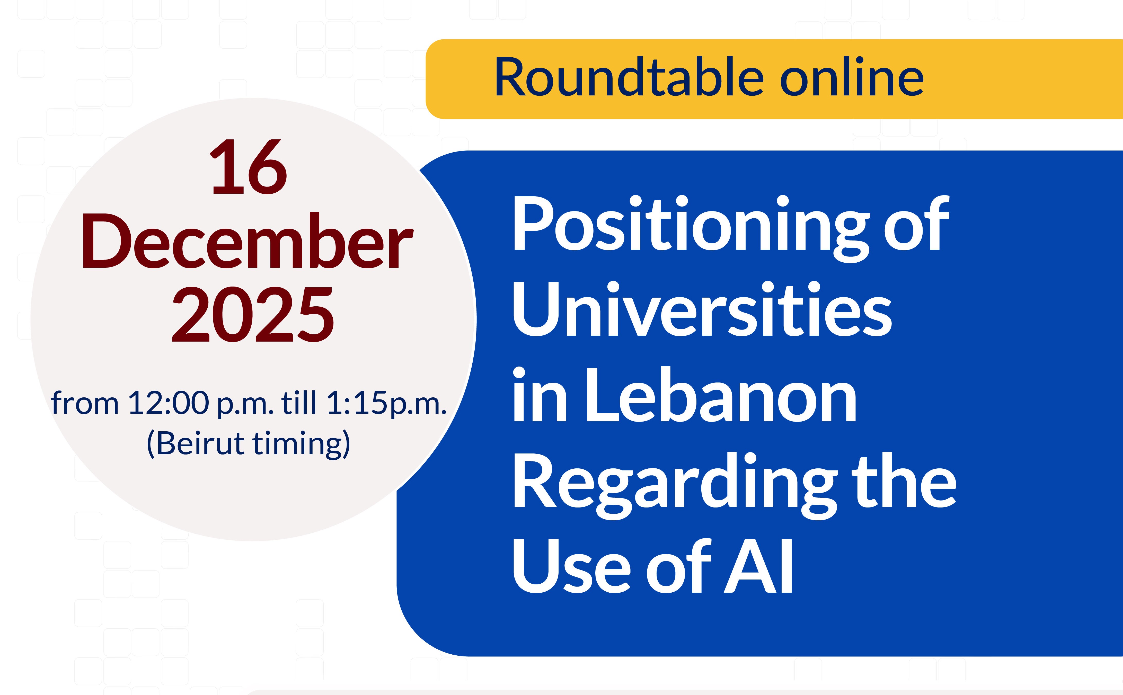 AI & Positioning of Universities in Lebanon