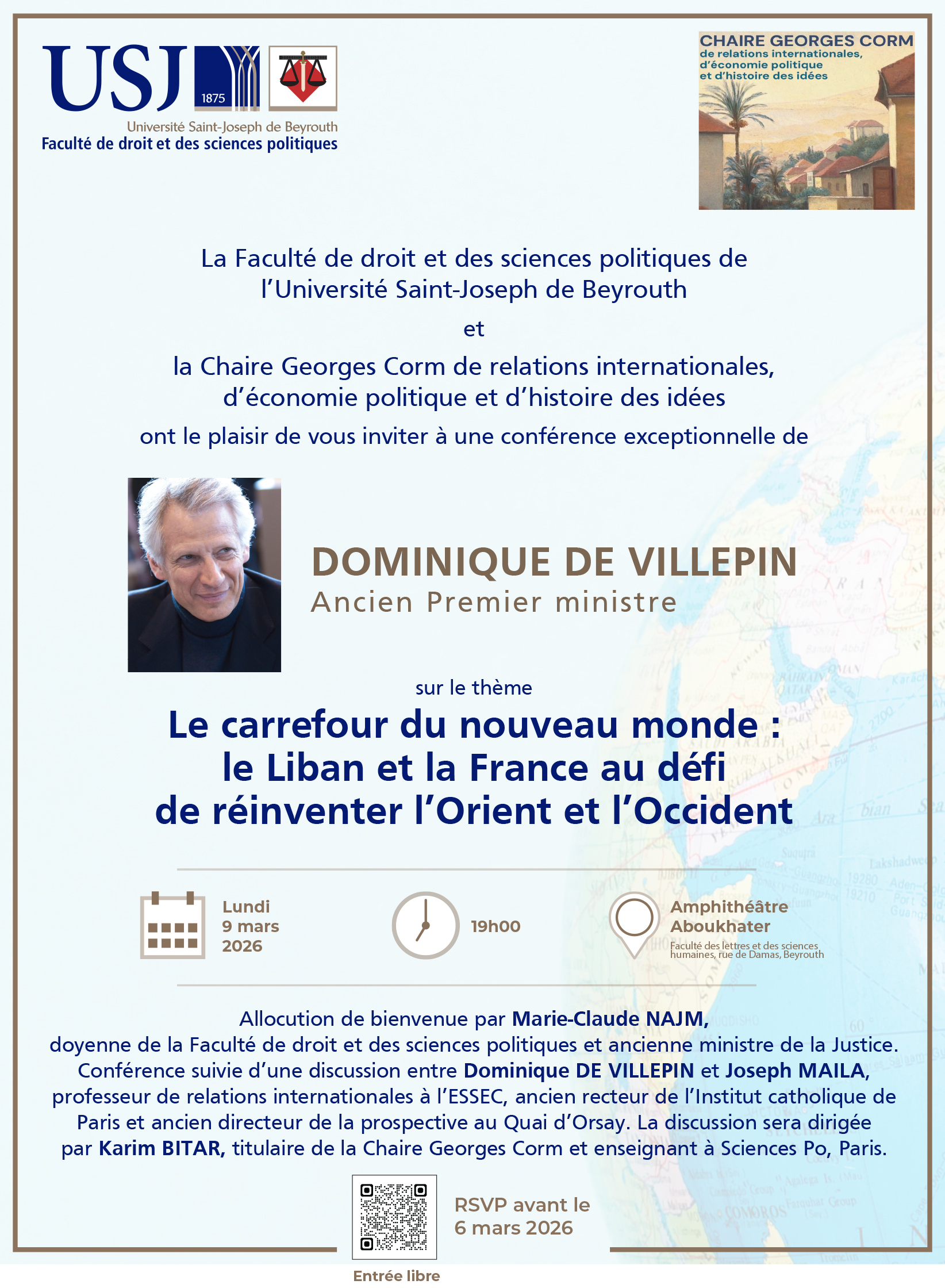 Conférence : Le carrefour du nouveau monde