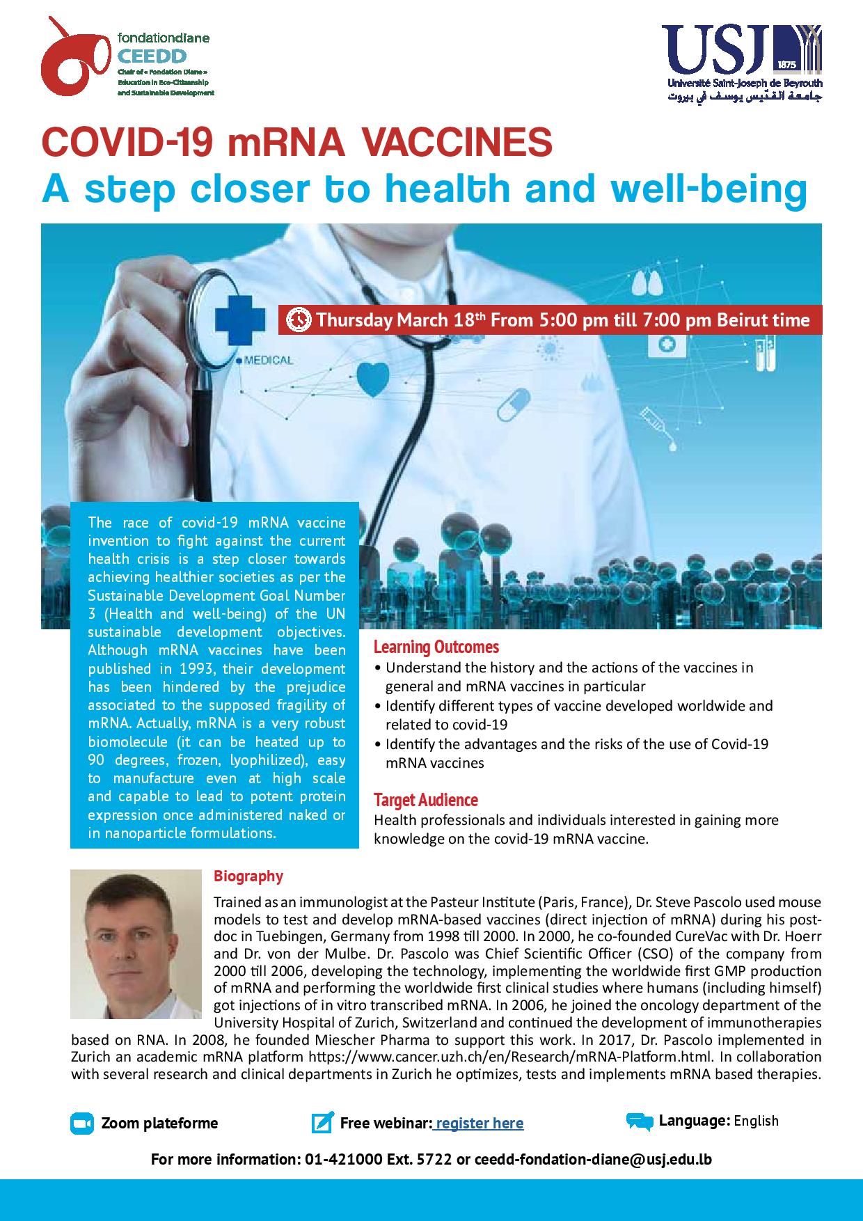 COVID-19 mRNA VACCINES - A step closer to health and well-being