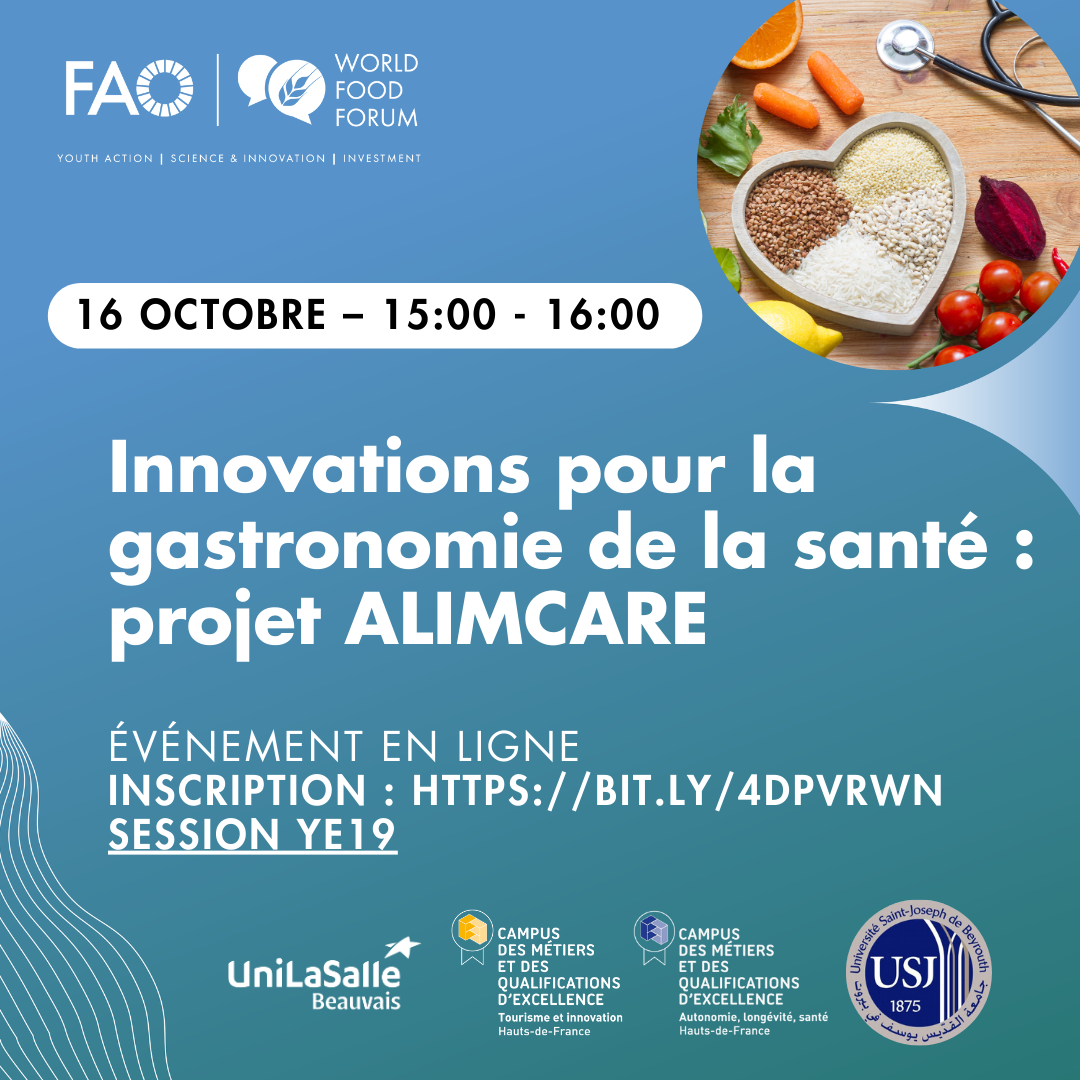 Innovations pour la gastronomie de la santé : projet ALIMCARE