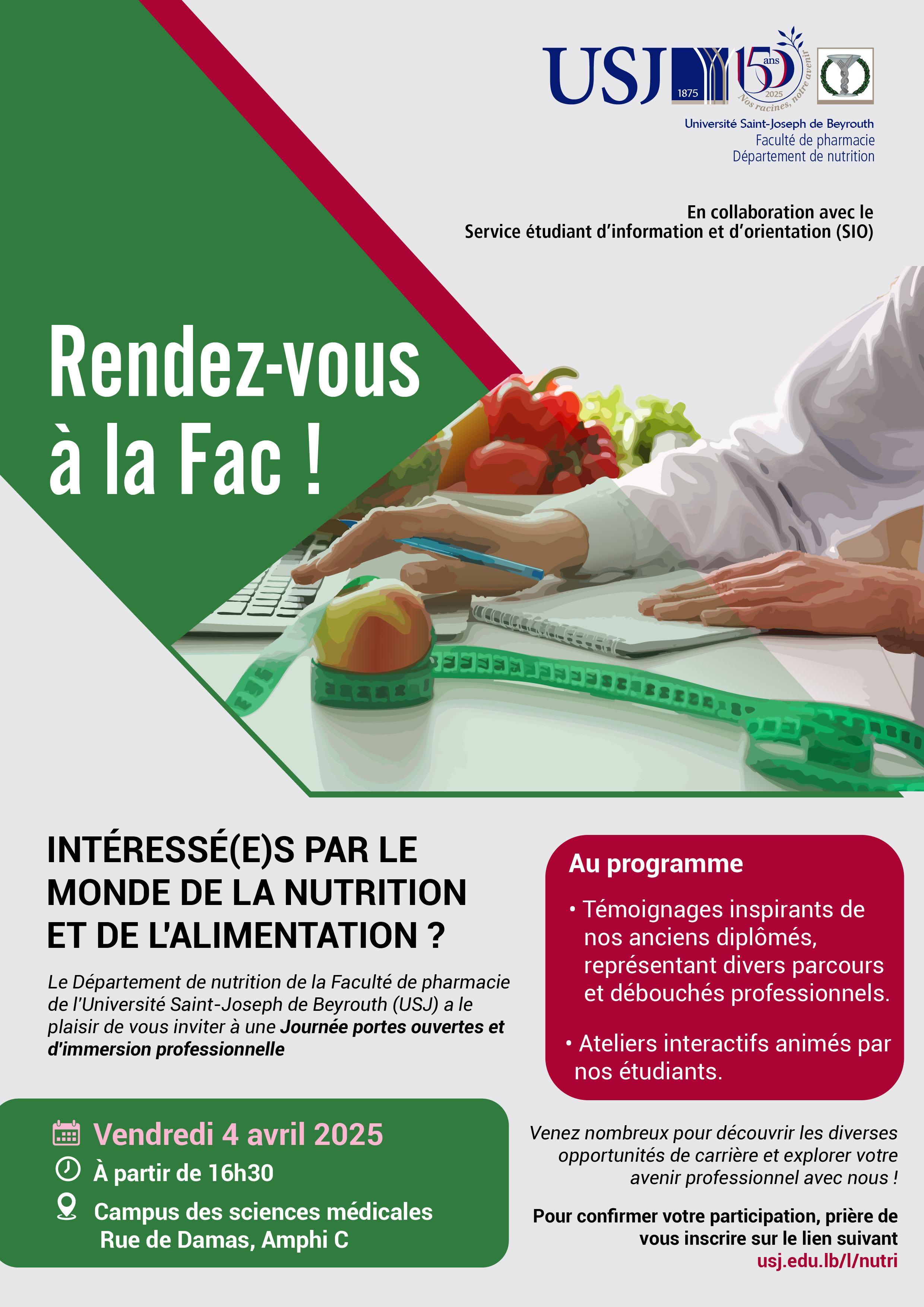 Rendez-vous à la Fac !