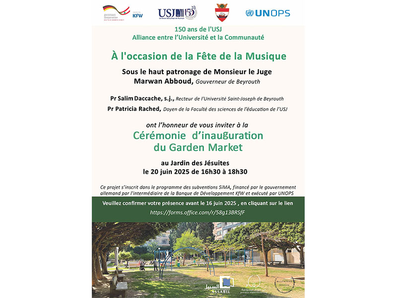 Cérémonie d’inauguration du Garden Market - Jardin des  Jésuites 