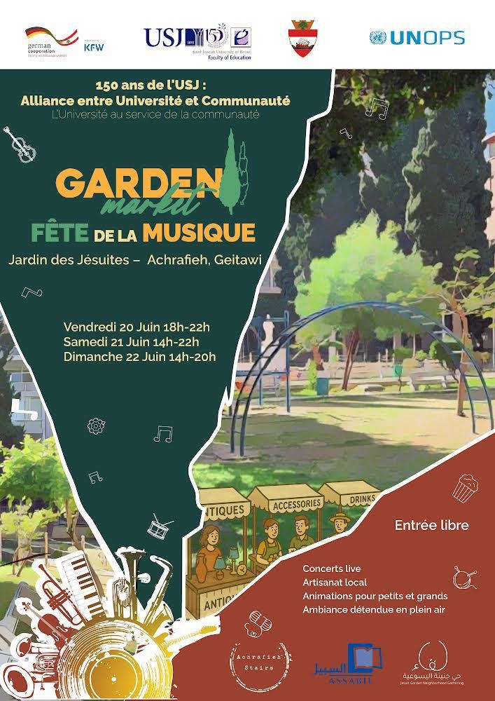 Garden Market – Fête de la Musique au Jardin des Jésuites