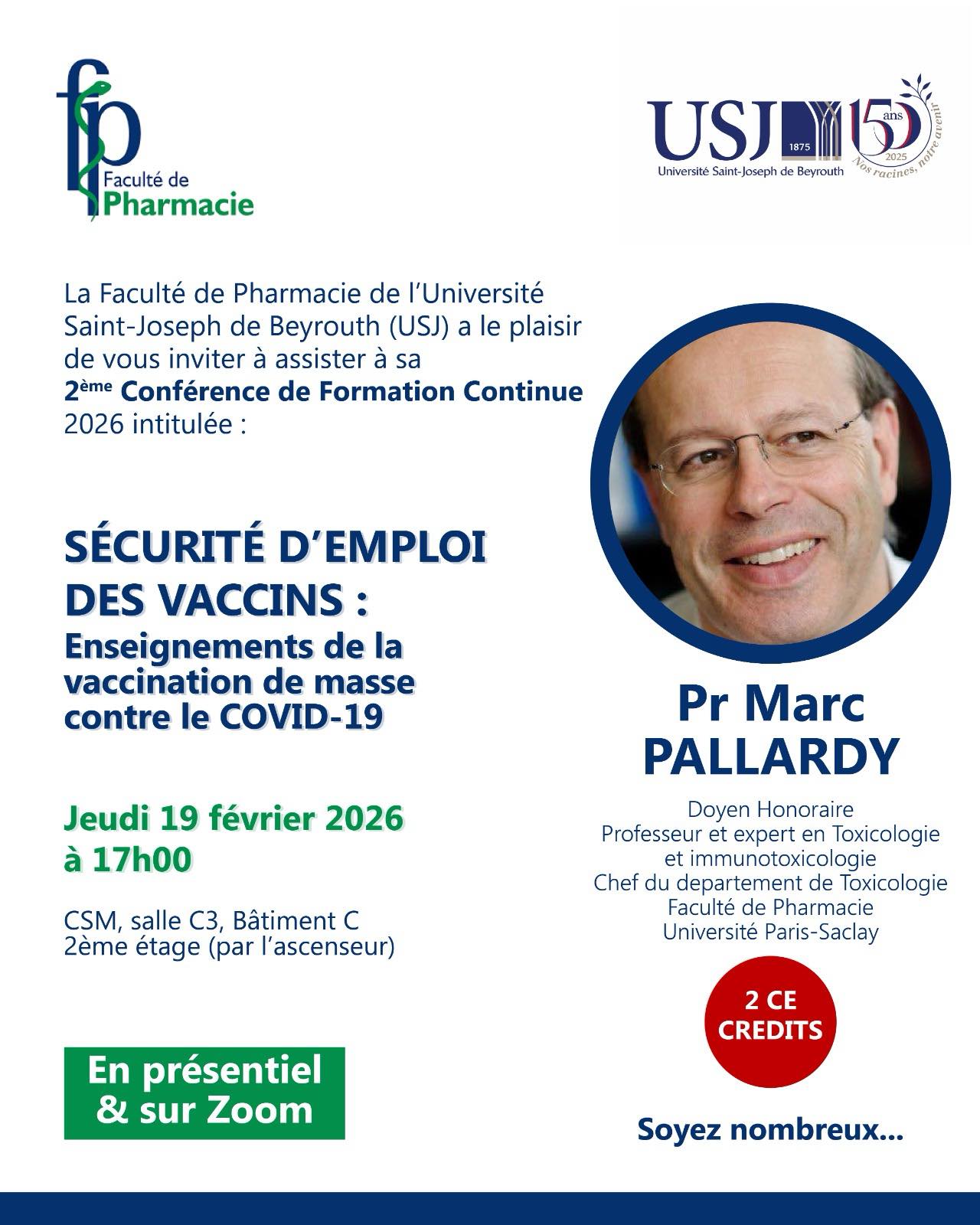 Sécurité d'emploi des vaccins