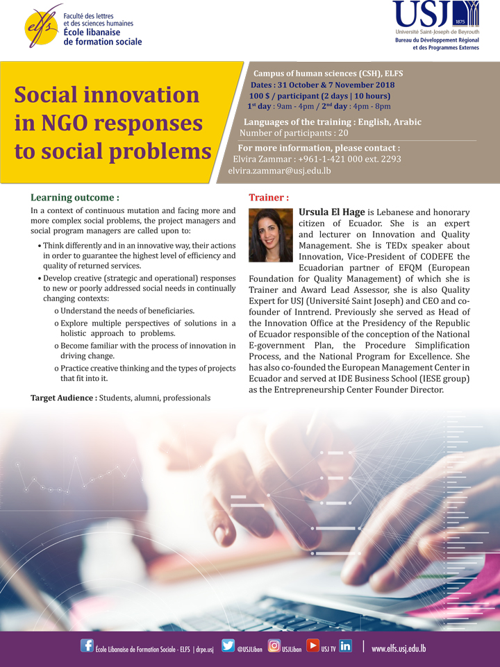 Social innovation in NGO responses to social problems
