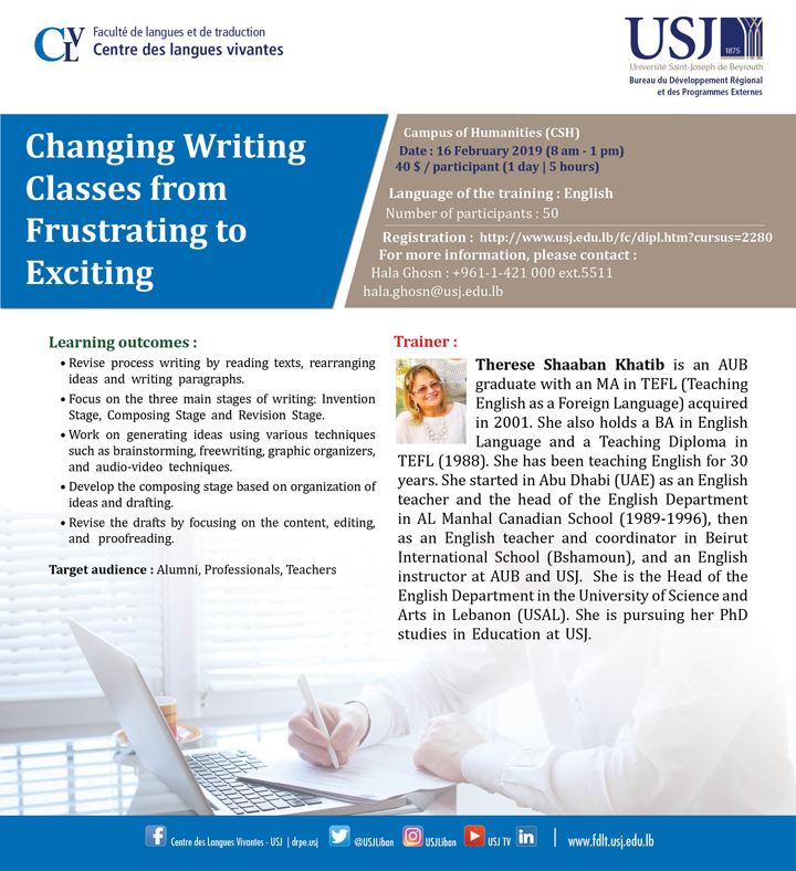 Changing Writing Classes from Frustrating to Exciting
