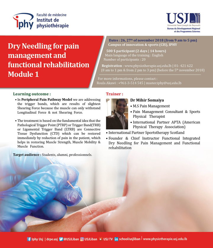 Dry Needling for pain management and functional rehabilitation Module 1