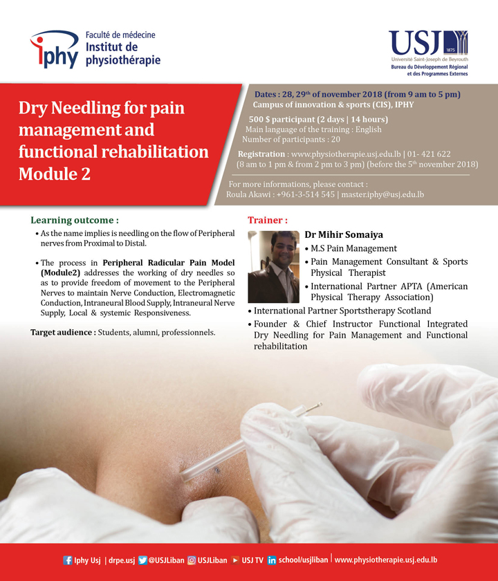 Dry Needling for pain management and functional rehabilitation Module 2