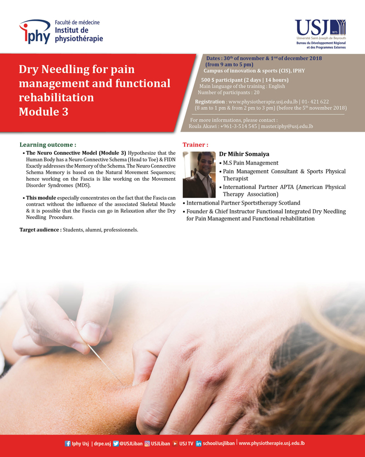 Dry Needling for pain management and functional rehabilitation Module 3