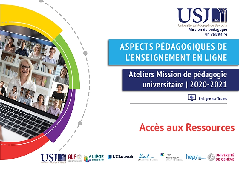 Accès aux Ressources - Ateliers Mission de pédagogie universitaire 2020-2021