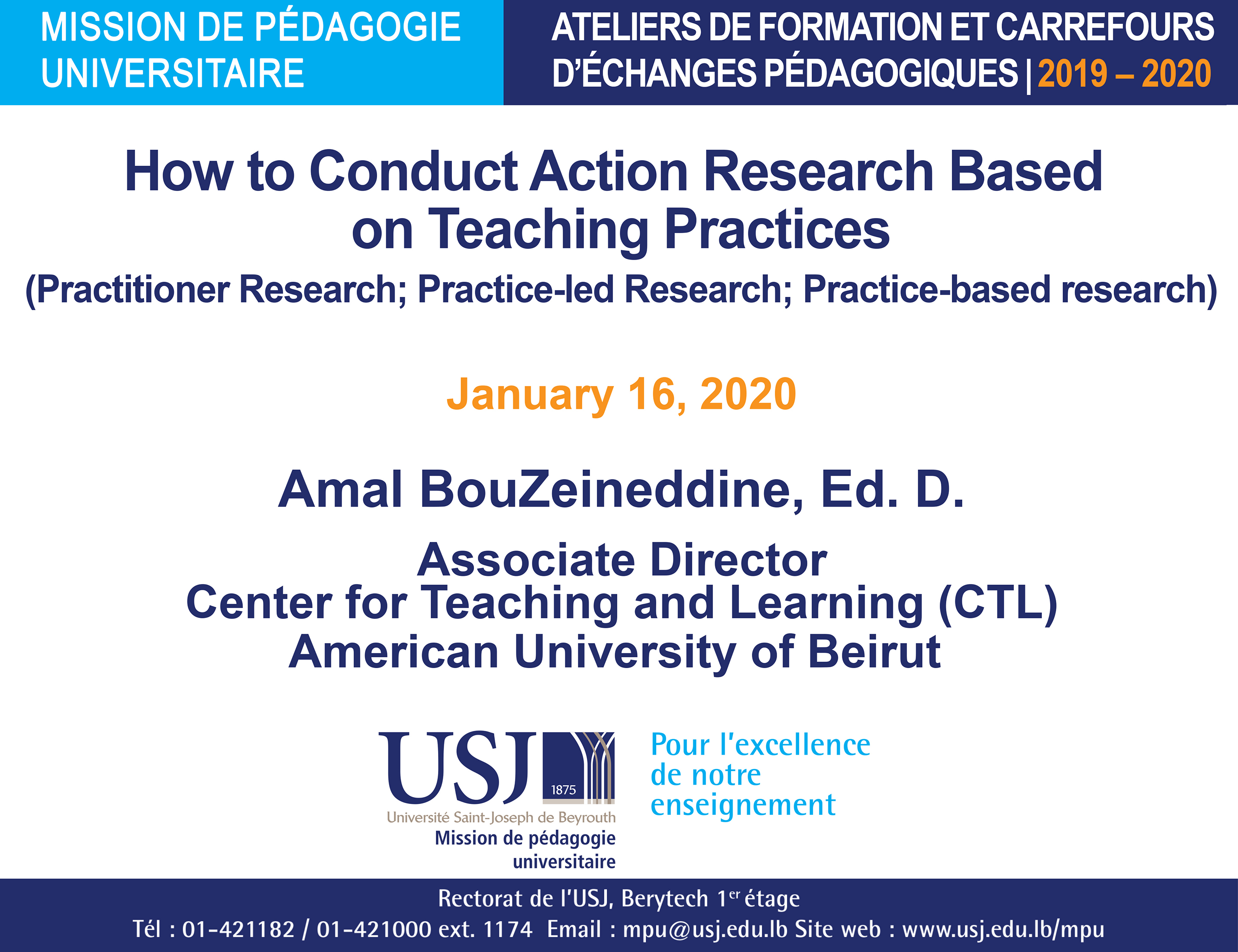 How to conduct action research based on teaching practices - Amal Bouzeineddine
