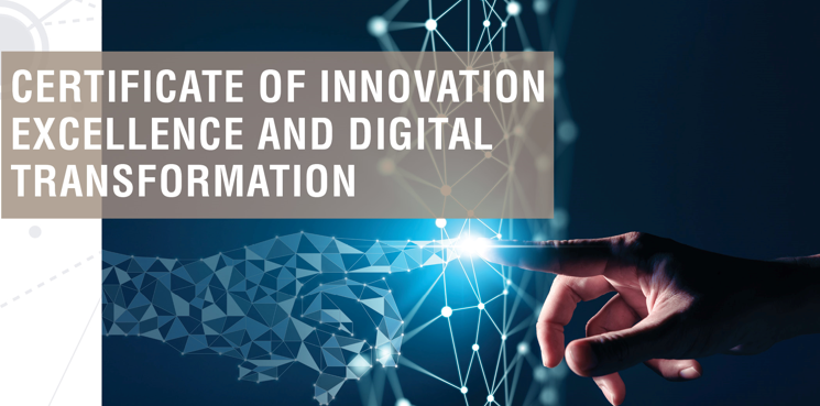 Certificate of Innovation Excellence and Digital Transformation