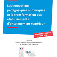 Les innovations pédagogiques numériques et la transformation des établissements d’enseignement supérieur