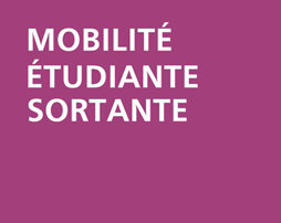 Mobilité étudiante sortante