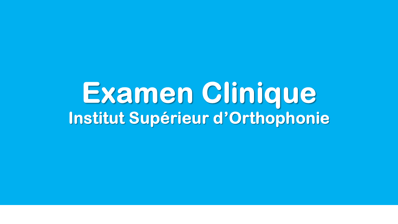Examen Clinique