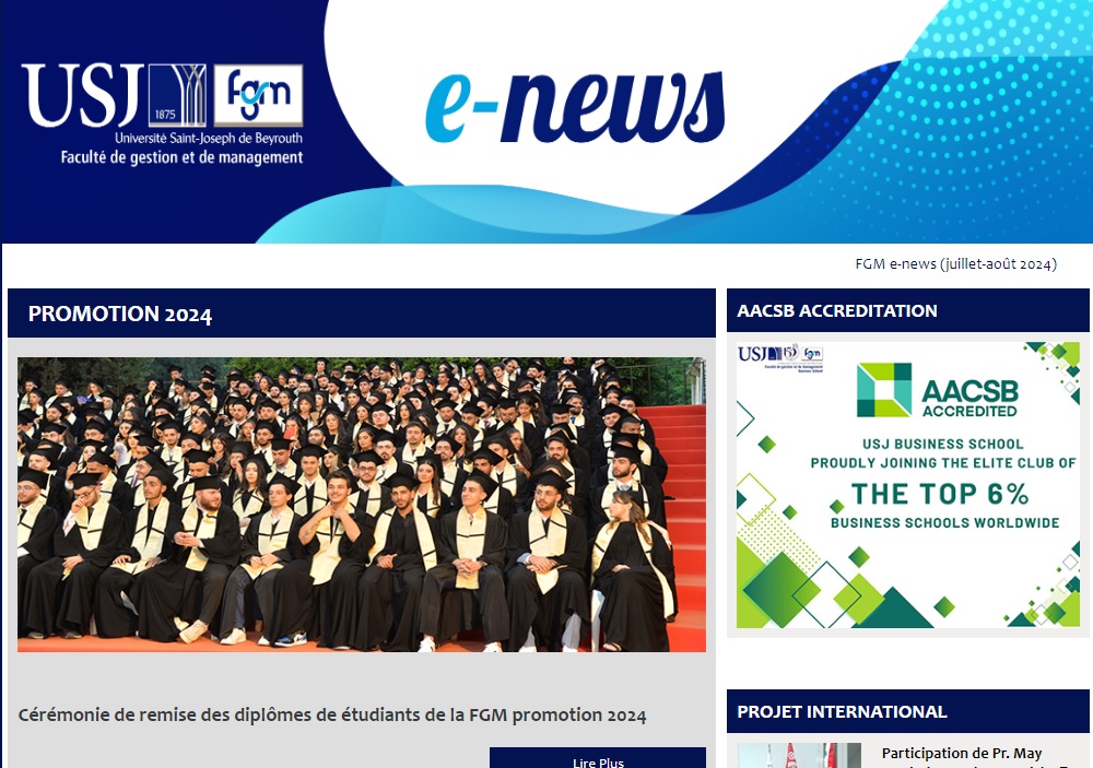 FGM e-news (juillet-août 2024)