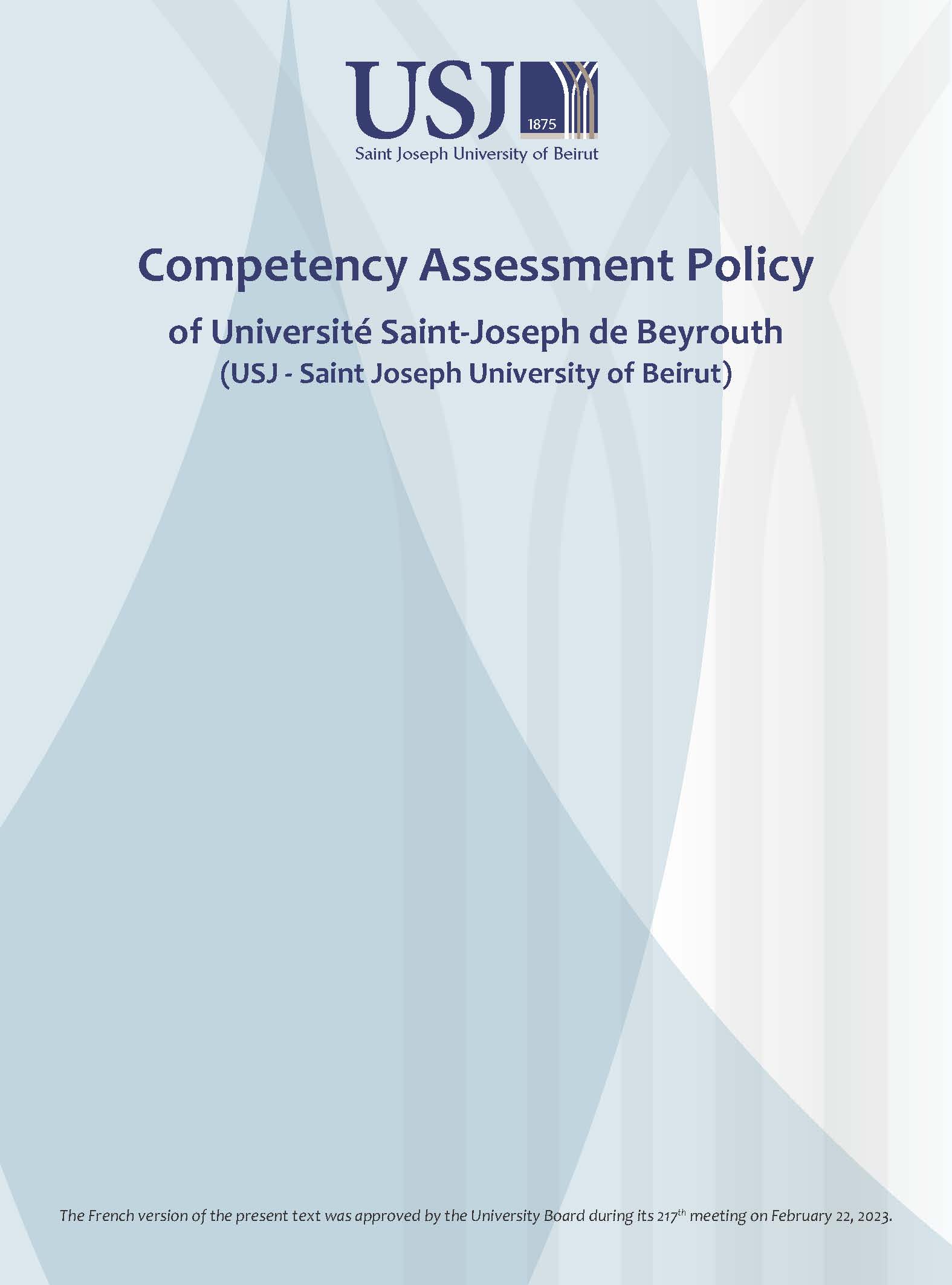 Competency Assessment Policy