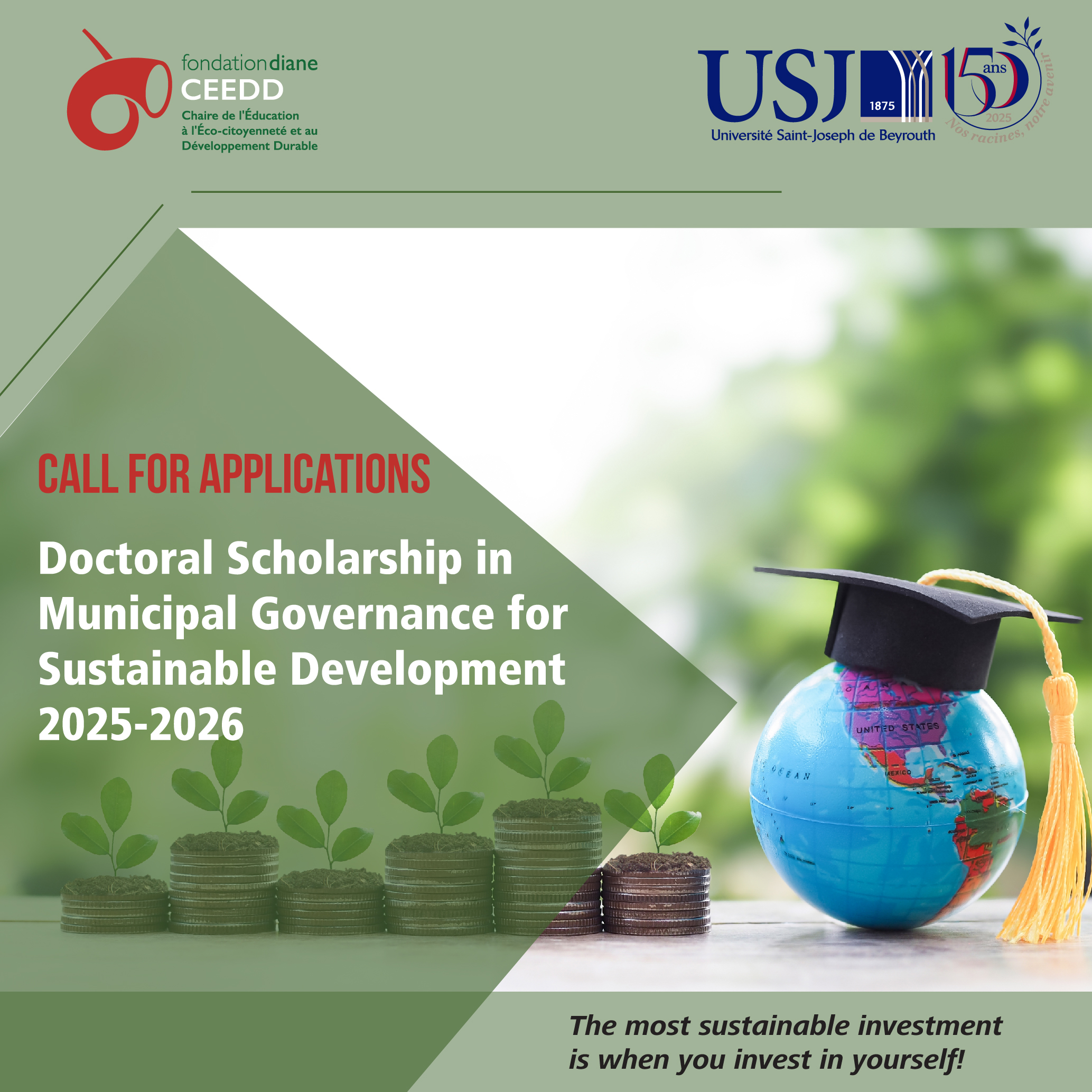 Doctoral Scholarship in Municipal Governance for Sustainable Development (2025-2026)