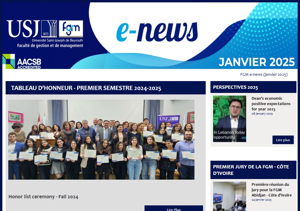 FGM e-news (janvier 2025) 