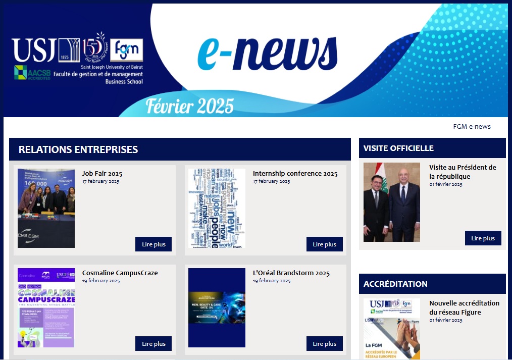 FGM e-news (février 2025)