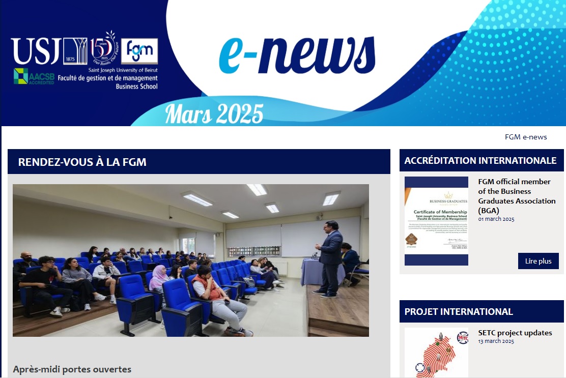FGM e-news (mars 2025)