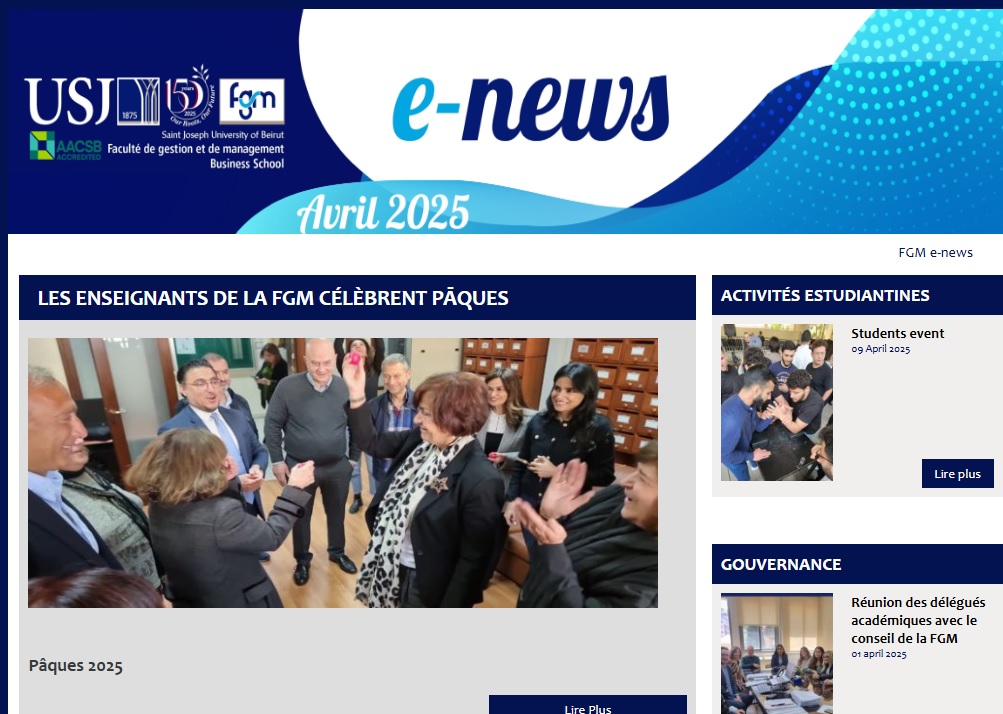 FGM e-news (avril 2025)