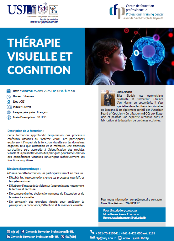 Thérapie visuelle et cognition