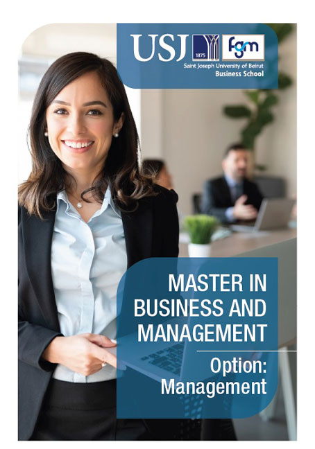 MASTER IN BUSINESS AND MANAGEMENT Option: Management