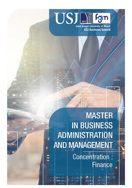 MASTER IN BUSINESS ADMINISTRATION AND MANAGEMENT Concentration : Finance