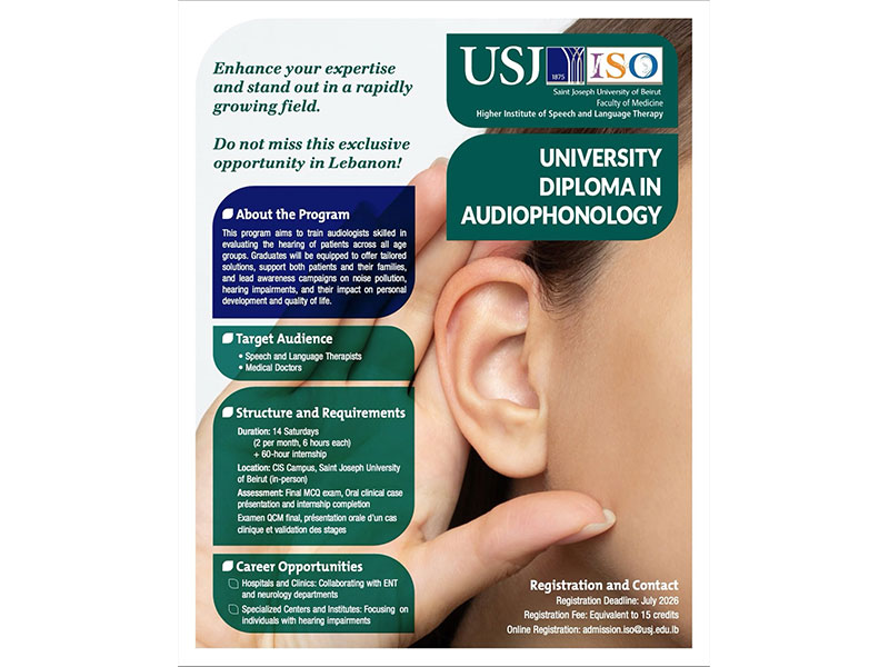 L’ISO célèbre la première promotion du Diplôme universitaire en audiophonologie