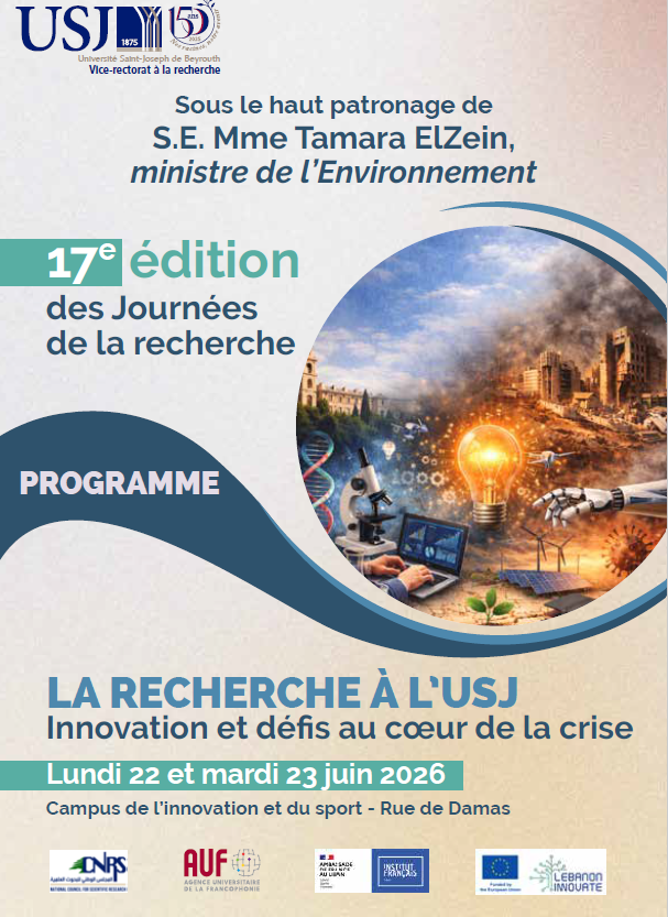 Les enseignants-chercheurs de la Fsedu au cœur des 17e Journées de la recherche de l’USJ