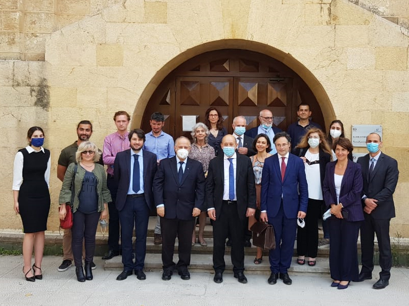 H.E. Mr. Jean-Yves Le Drian at the Oriental Library