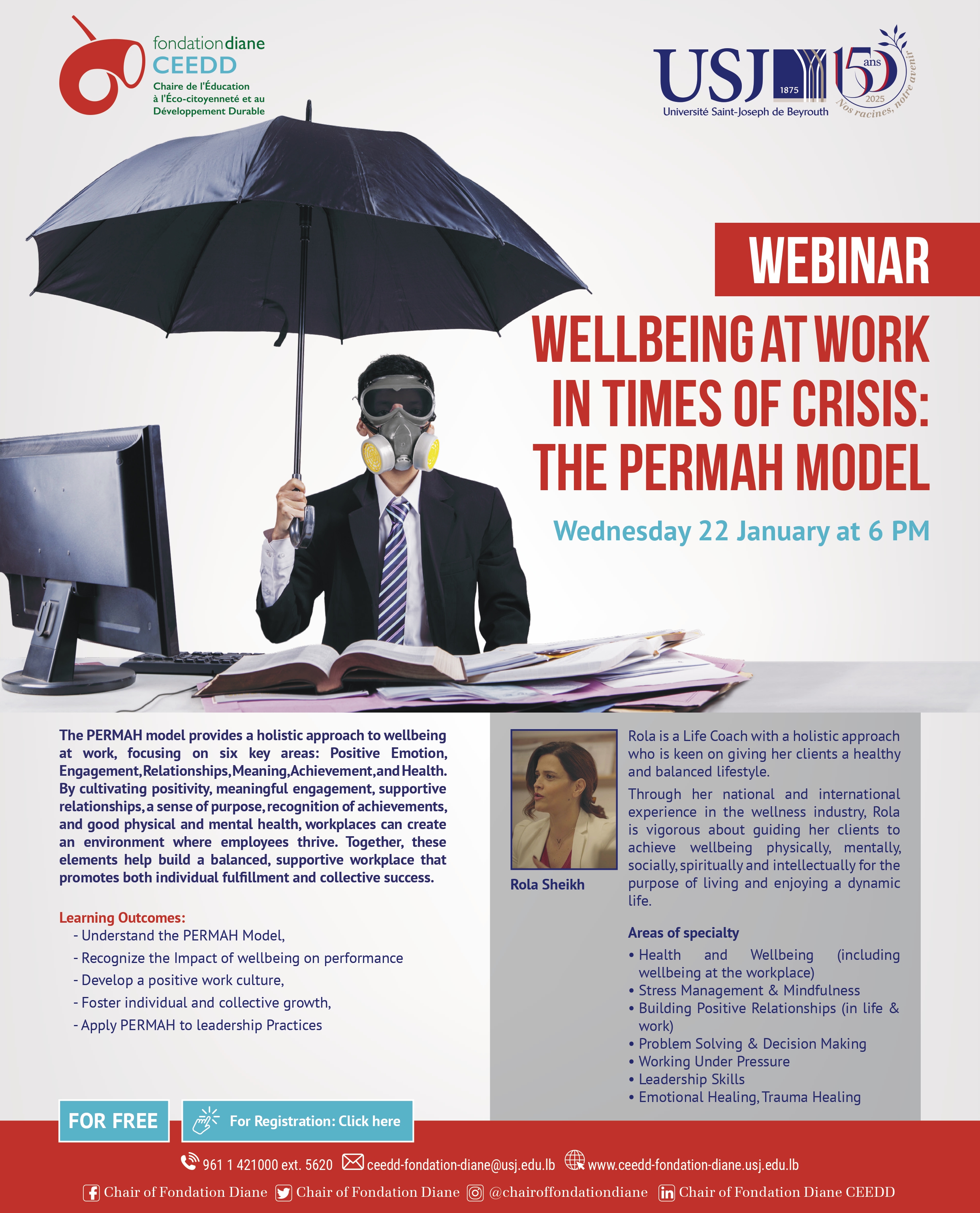 Webinar on Wellbeing at Work in Times of Crisis