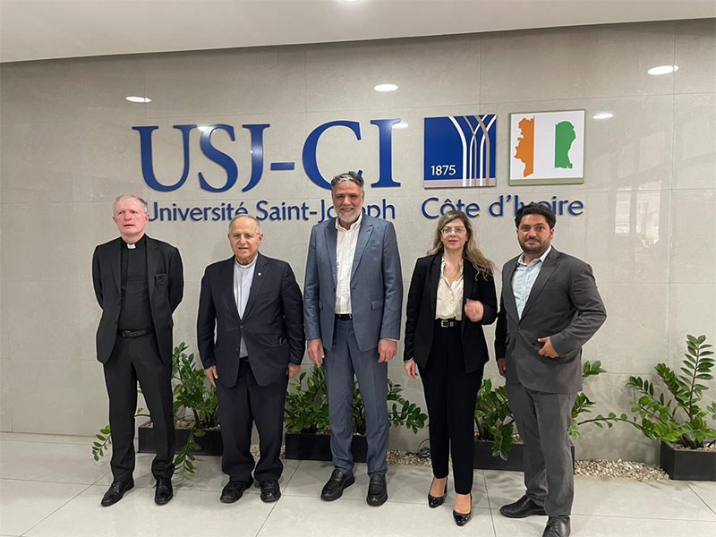 Visite à l’Université Saint-Joseph – Côte d’Ivoire (USJ-CI) avril 2025