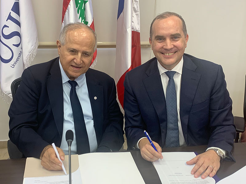 Protocole d’entente entre l’USJ et l’ESA Business School