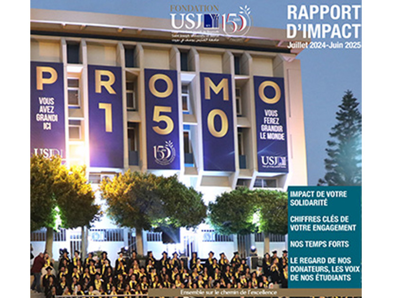 Fondation USJ - Rapport d'impact 2024-2025