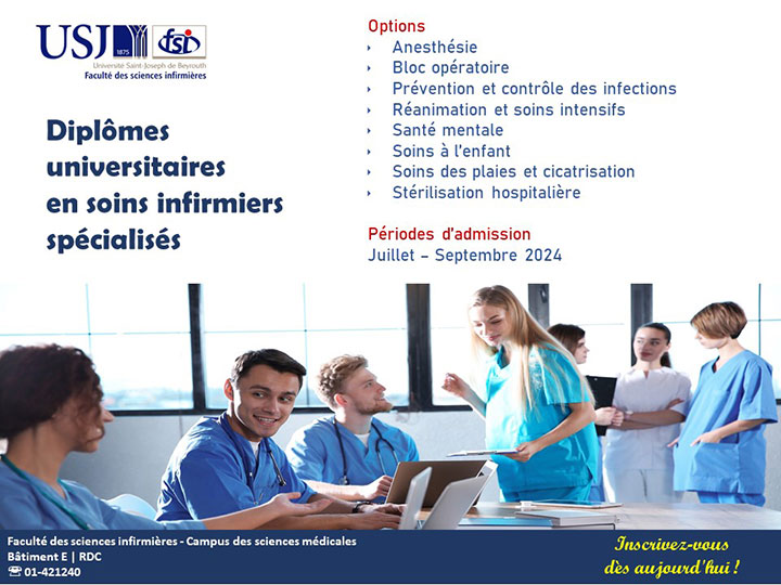 Diplômes Universitaires en sciences infirmières