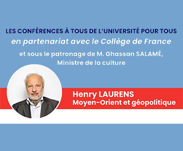 Conférence-débat « Moyen-Orient et géopolitique »