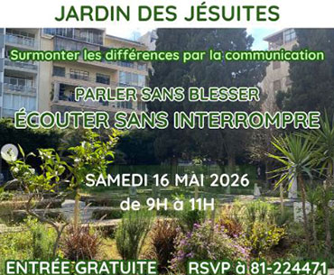 Atelier au « Jardin des Jésuites »