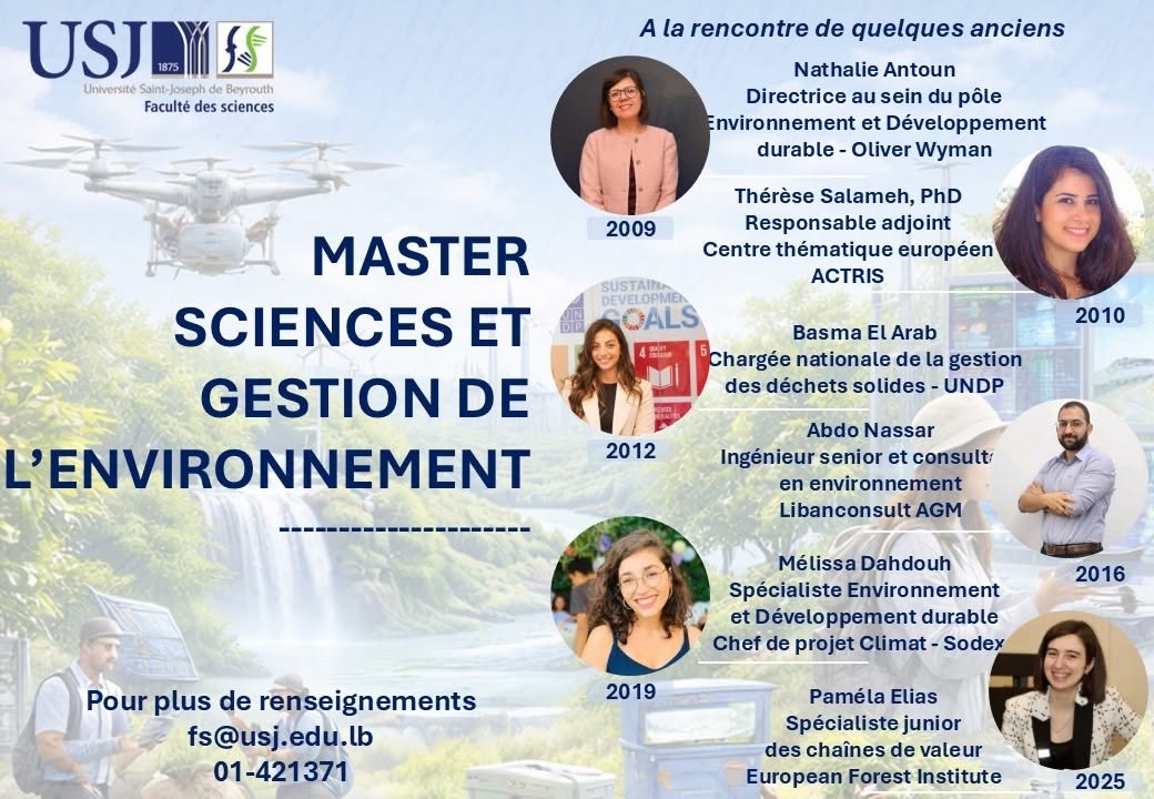 Boostez votre avenir scientifique à l’USJ !