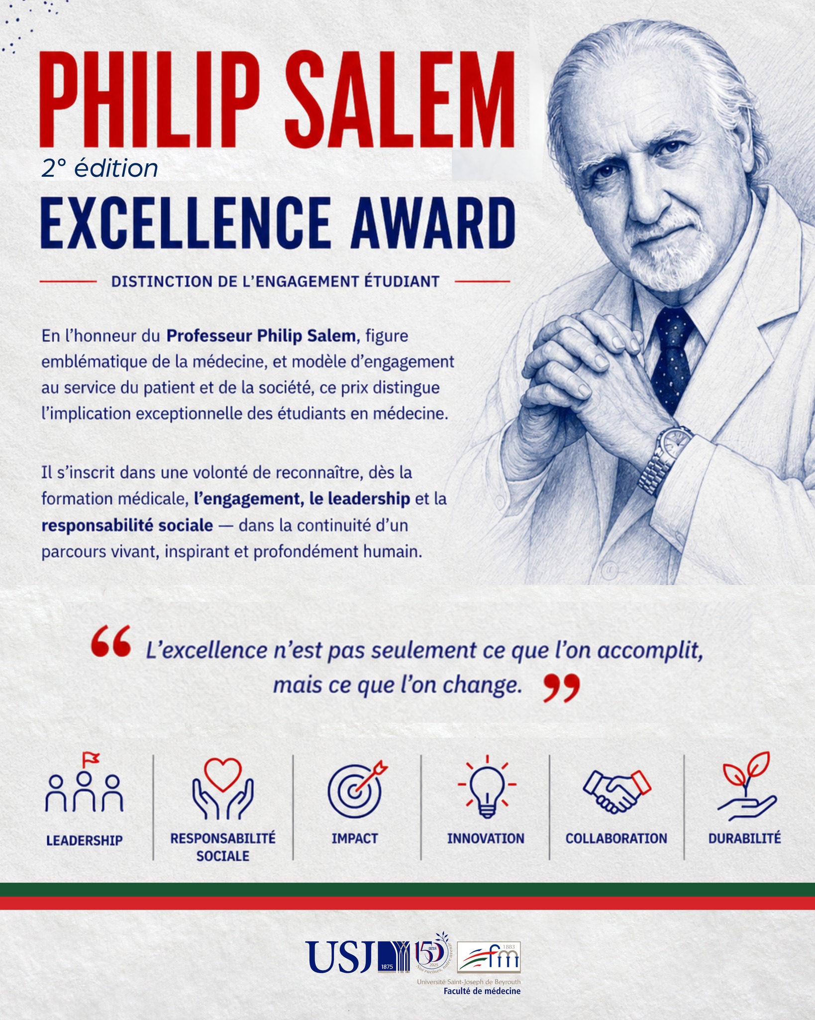 2ᵉ édition du Philip Salem Excellence Award