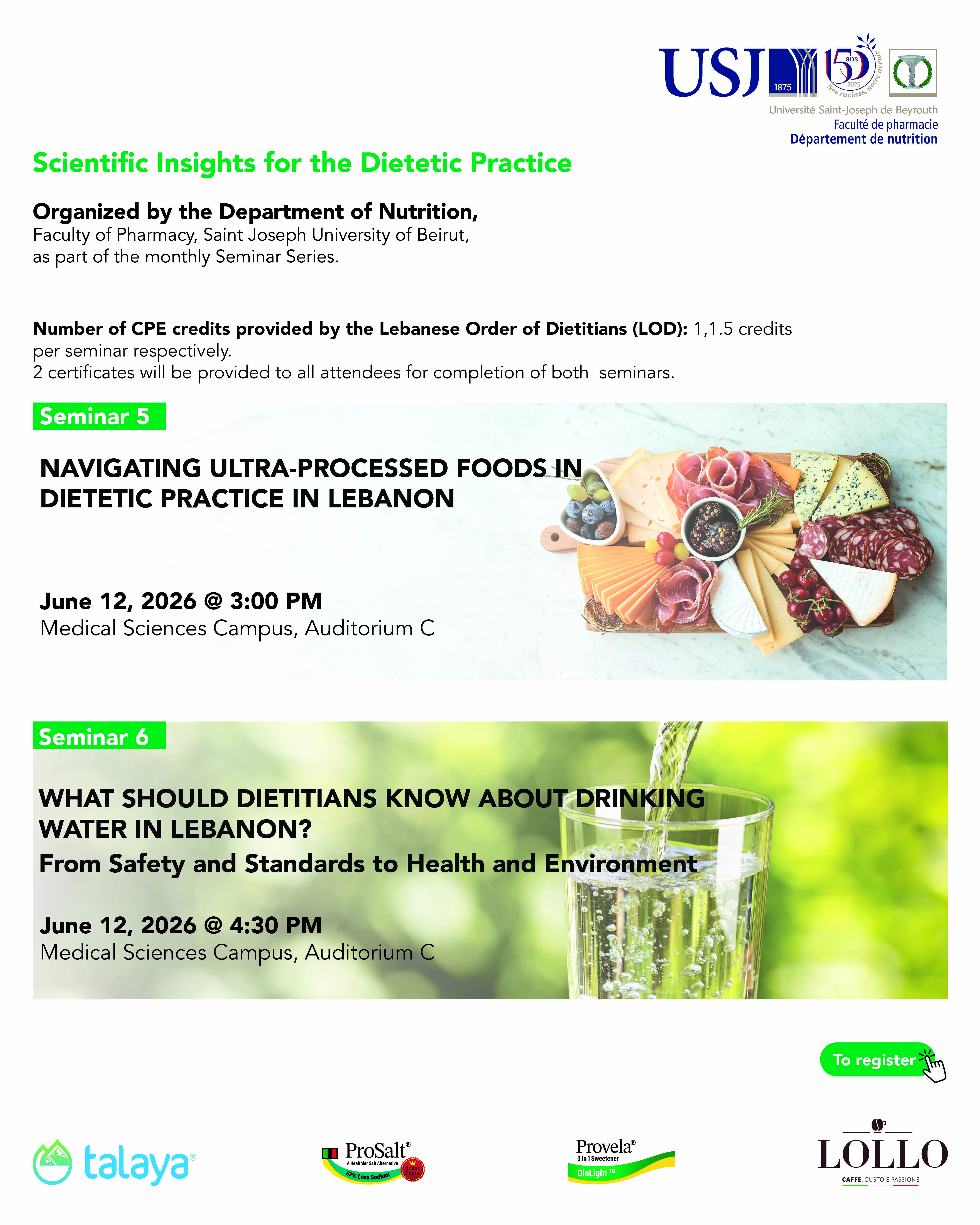 Scientific Insights for the Dietetic Practice