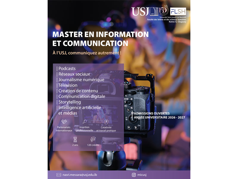 Master en information et communication : admissions ouvertes !