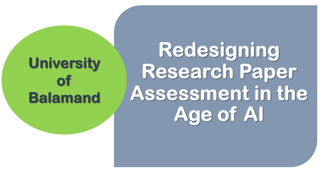 Redesigning Research Paper Assessment in the Age of AI
