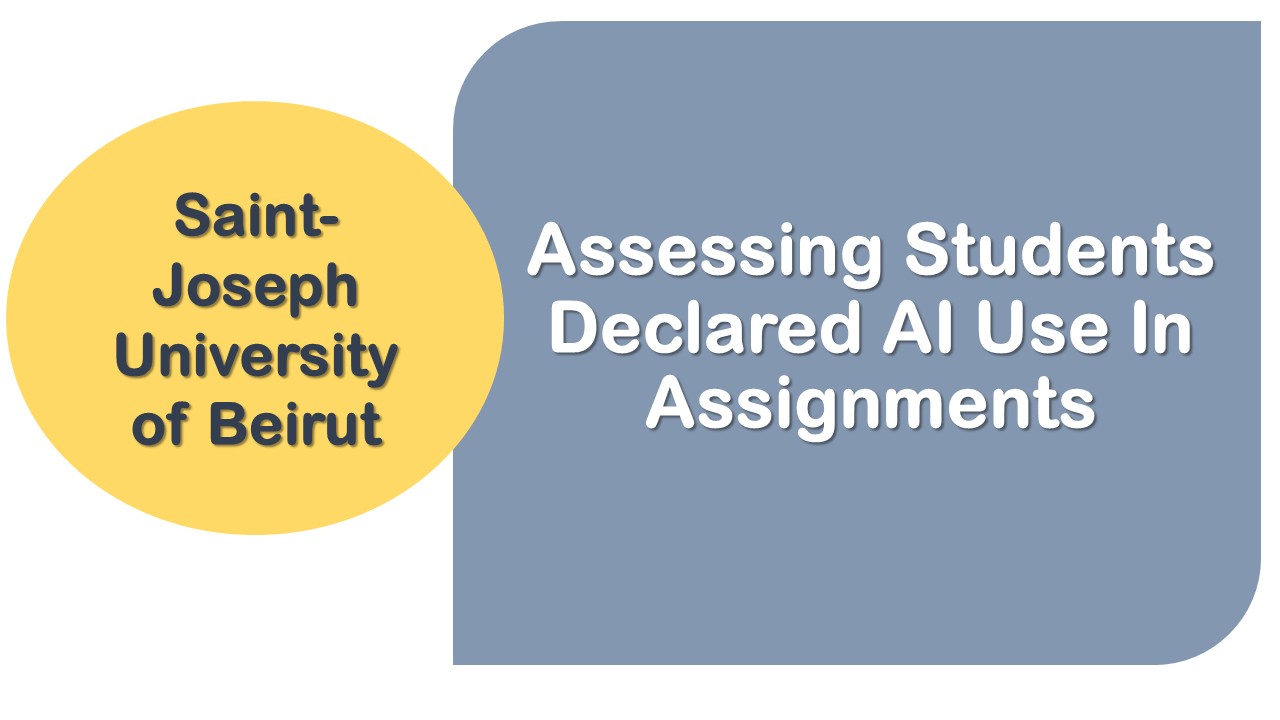Assessing Students Declared AI Use In Assignments 