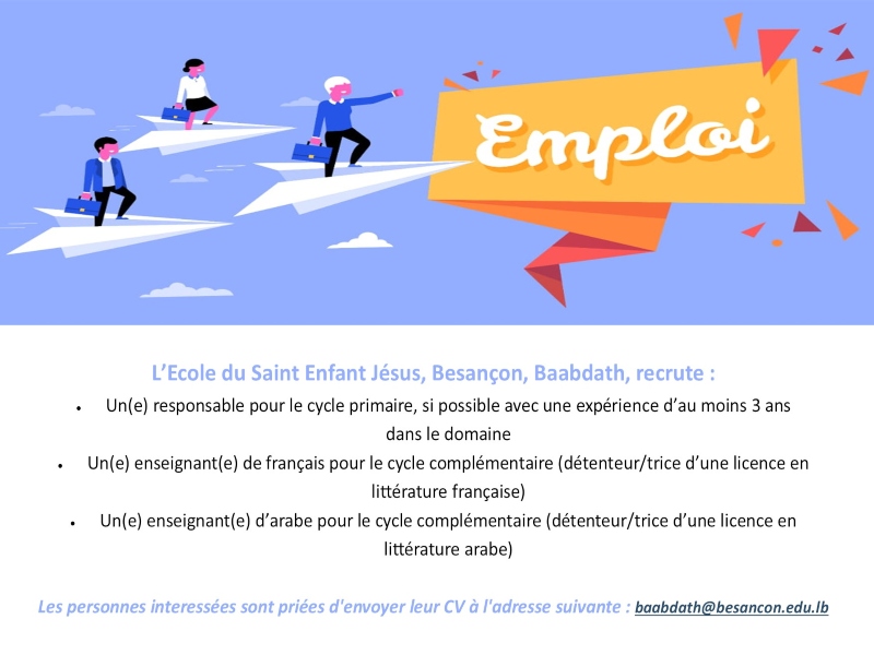 Offre d'emploi
